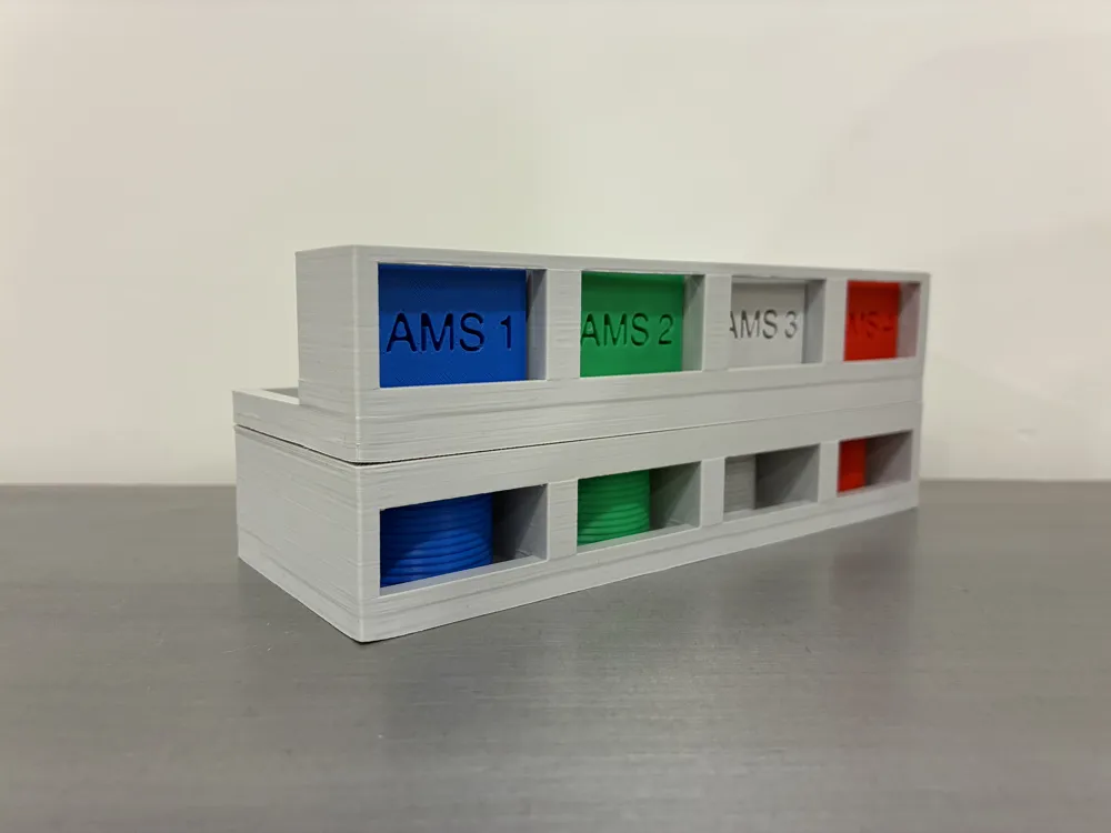 Filament Color AMS Display - Free 3D Print Model - MakerWorld