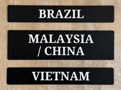 TimeZone Wall Name Plates / Plaques