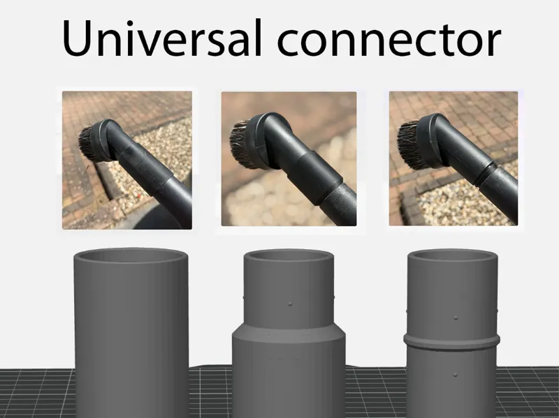 1.5" 32/35mm vacuum hose connector adapter 