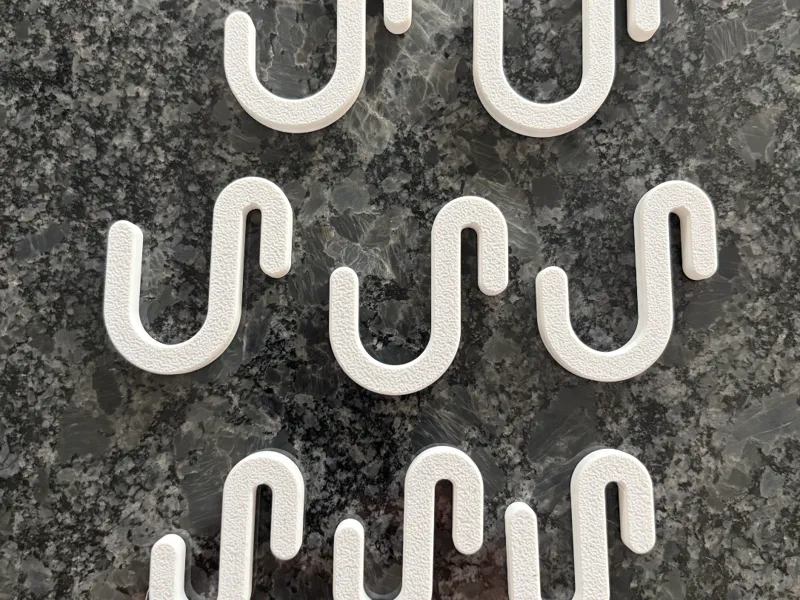 Haken für 3mm Stange in verschiedenen Ausführungen