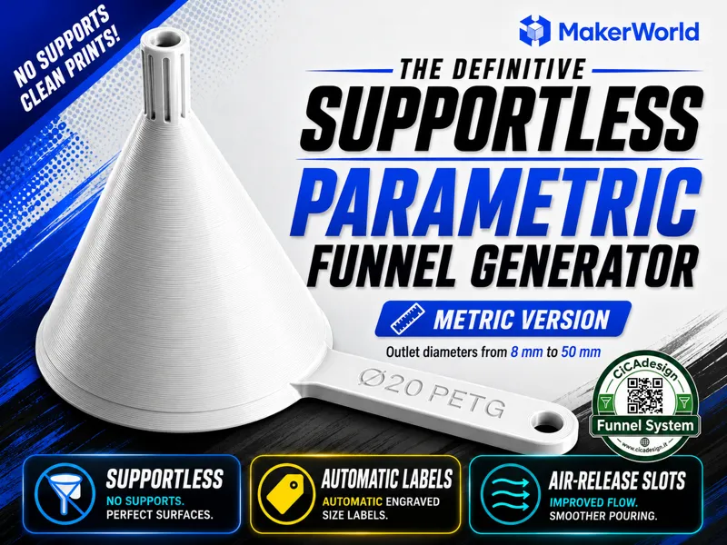 Definitive Parametric Funnel Generator – Metric