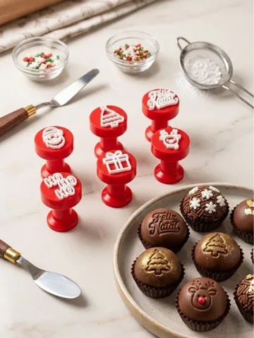 Modelo para impresión 3D: Kit Carimbos para Doces brigadeiro Natal — vista de referencia 2