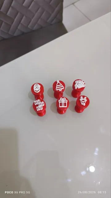 Modelo para impresión 3D: Kit Carimbos para Doces brigadeiro Natal — vista de referencia 5