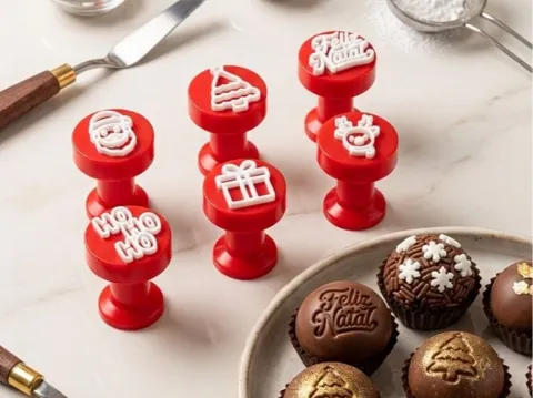 Modelo para impresión 3D: Kit Carimbos para Doces brigadeiro Natal — referencia de MakerWorld