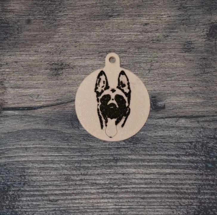 Belgian Malinois Keychain