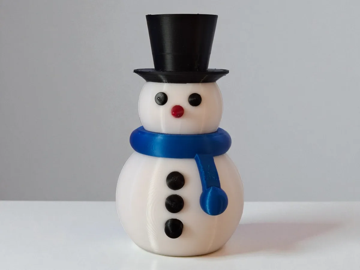 Christmas Snowman - Free 3D Print Model - MakerWorld