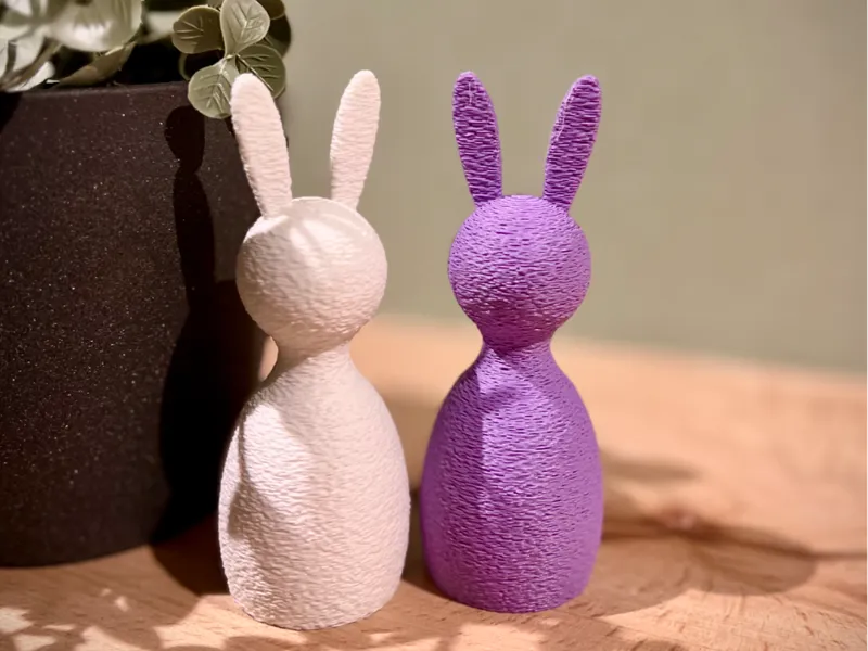 Texturierte Osterhasen