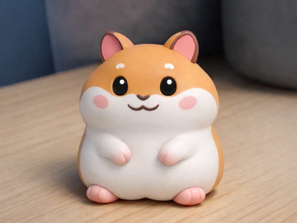 Kawaii Hammy – A Tiny Bundle of Cuteness