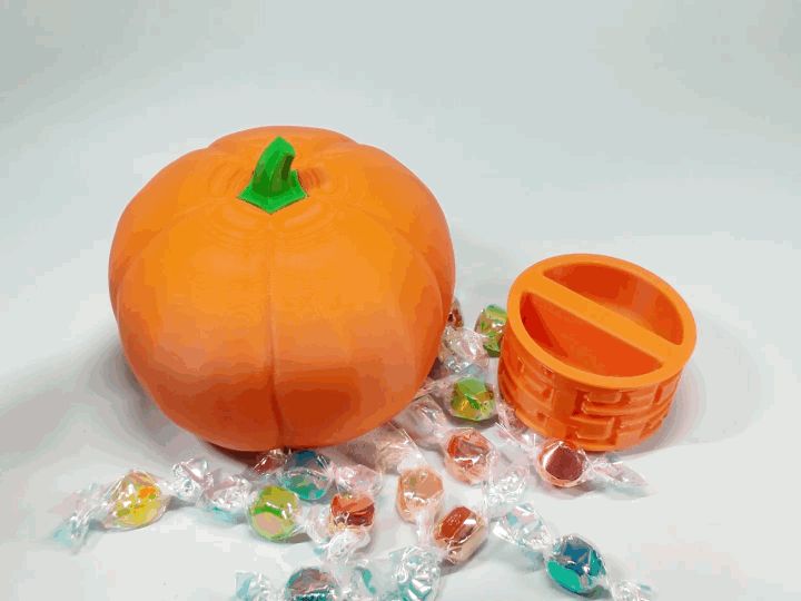 Maze Pumpkin Candy Jar ( Halloween Candy Bowl )