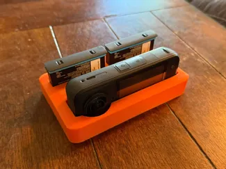 Insta360 X5 Camera and Battery Holder