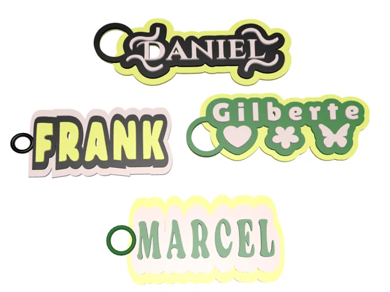 Daniel, Frank, Marcel, Gilberte