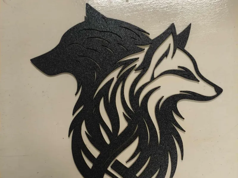 Wolf & Fox Wall Art