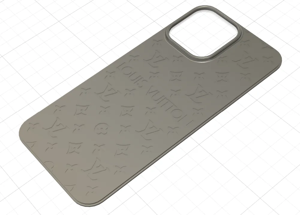 iPhone 16 Pro Max - Louis Vuitton Case (with step) - Free 3D Print