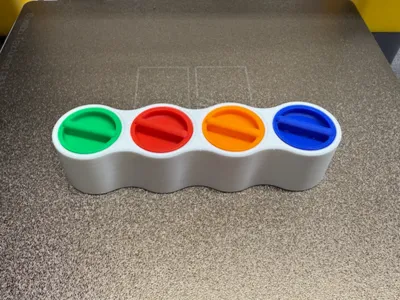 Four Compartment Travel Container