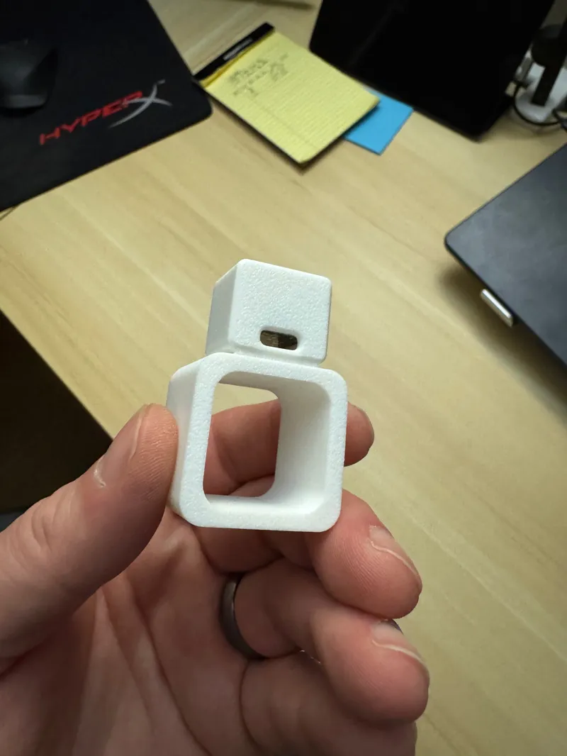 Xiao ESP32C3 enclosure with apple power adapter