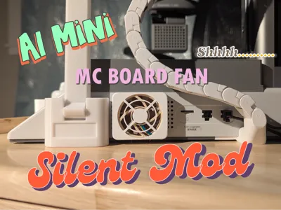 A1 Mini MC Board Fan Silent Mod Case