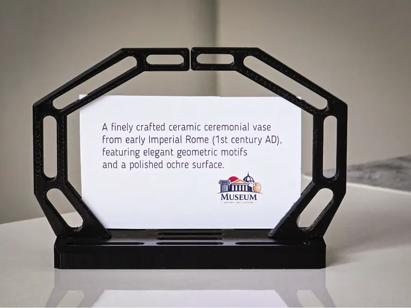 Exhibit Card Holder