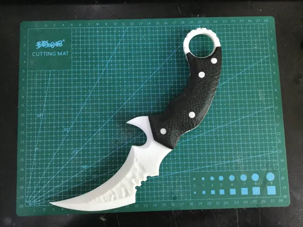 Manche optimisé pour couteau à griffe
