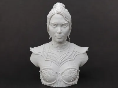 Kitana Bust 3D Print Model 555