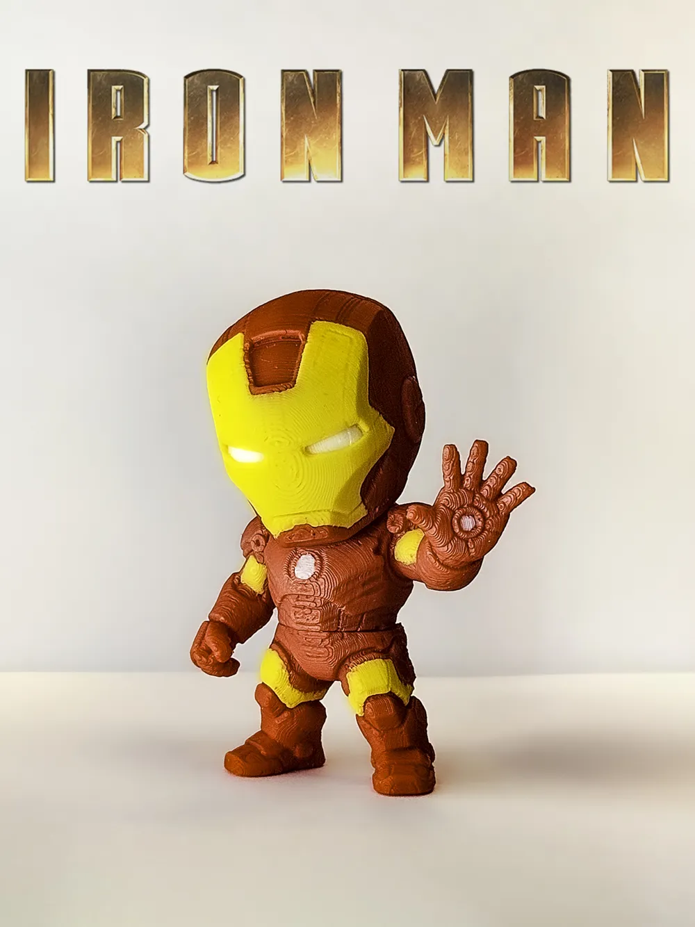 mini flexi Iron Man - Free 3D Print Model - MakerWorld