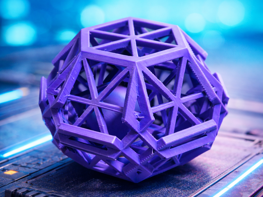 Geometric Fidget Cage Ball