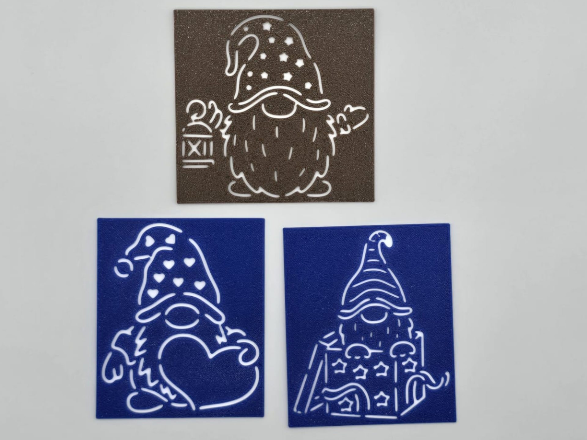 Cute Gnome Fantasy Stencil Set