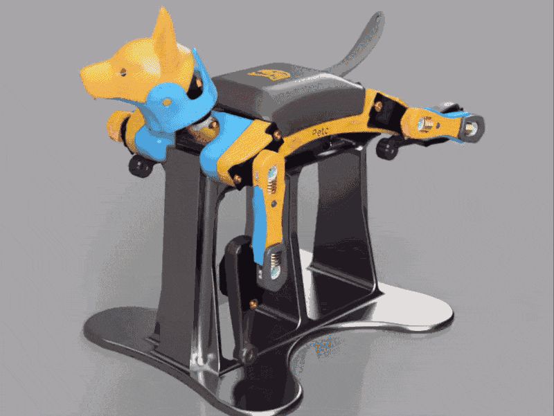 Test stand for Petoi Bittle robotic dog
