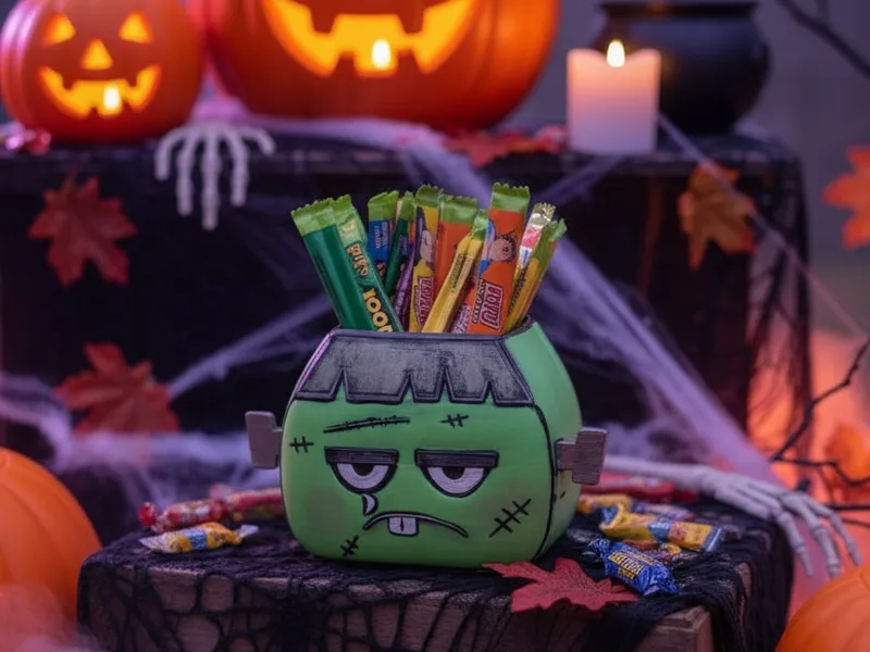 Franky – Pen & Candy Pot (Halloween Edition)