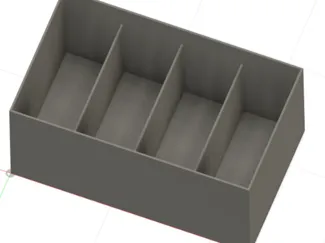 Einfache Box für Pinienkerne