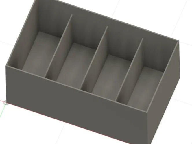 Einfache Box für Pinienkerne