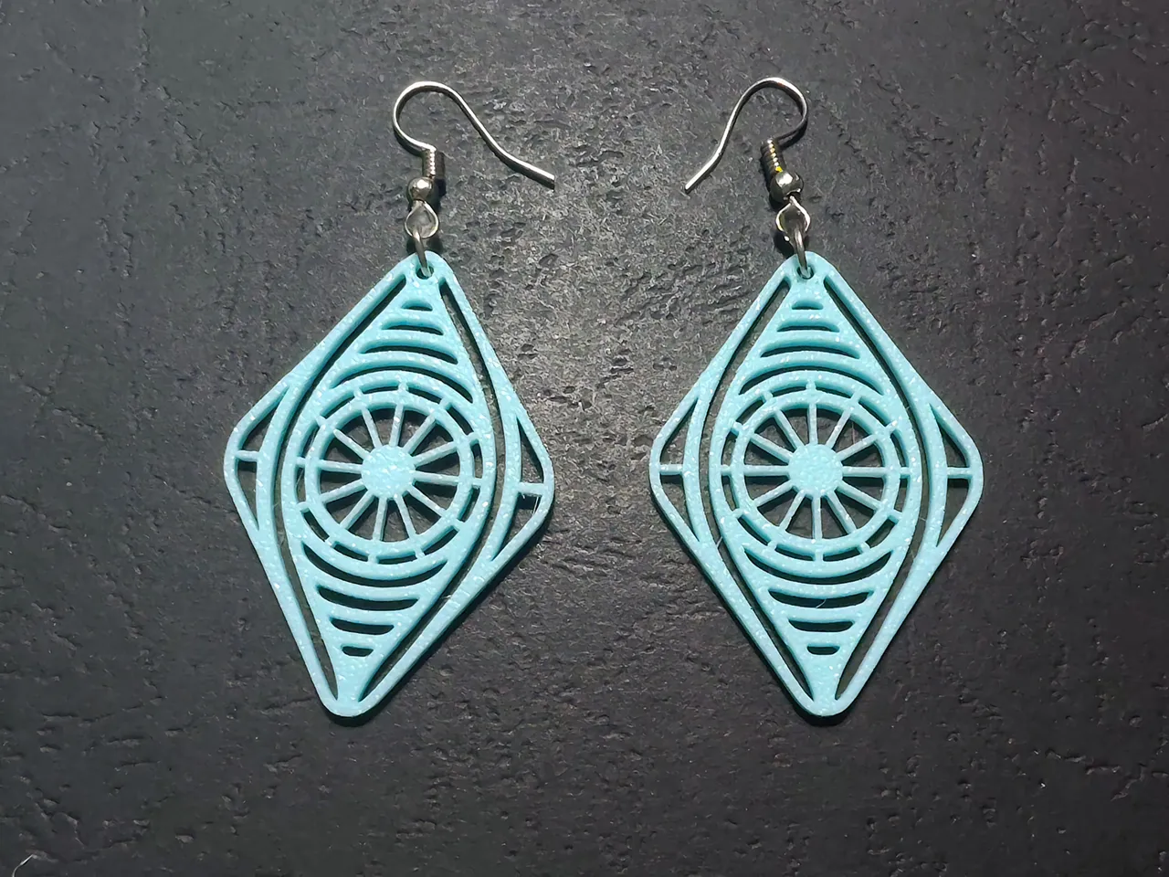 Through the Center Earrings view 3