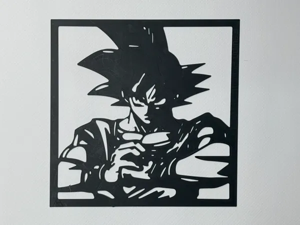 Silhouette murale Goku Dragon Ball