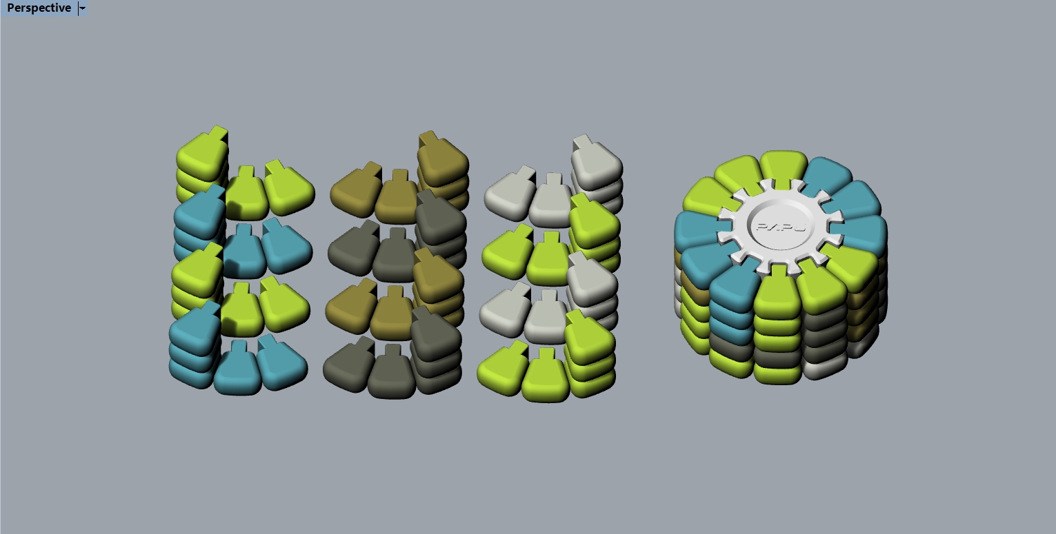 Miniatura 1 do modelo 3D 玉米3d拼图解密游戏-烧脑（俄罗斯方块玉米版）