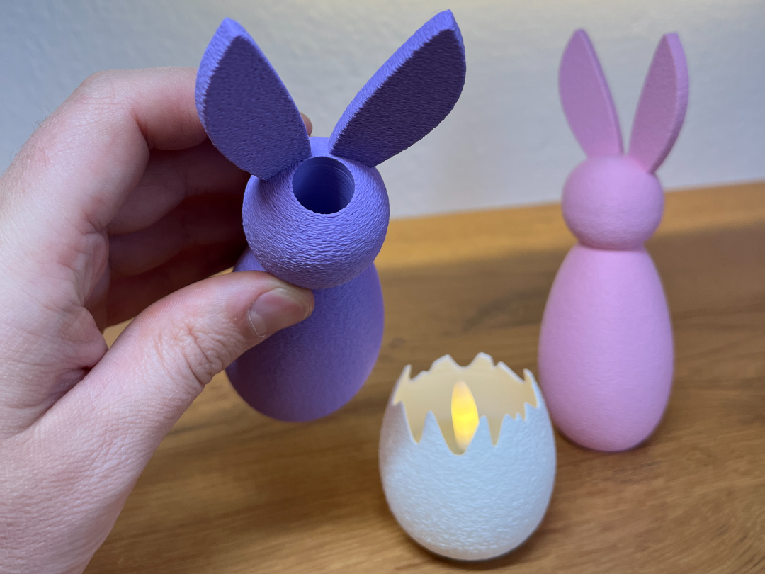 Easter Bunny Flower Holder - Spring Decoration