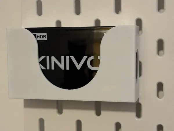 Support glissant pour switch HDMI, panneau Ikea Skadis