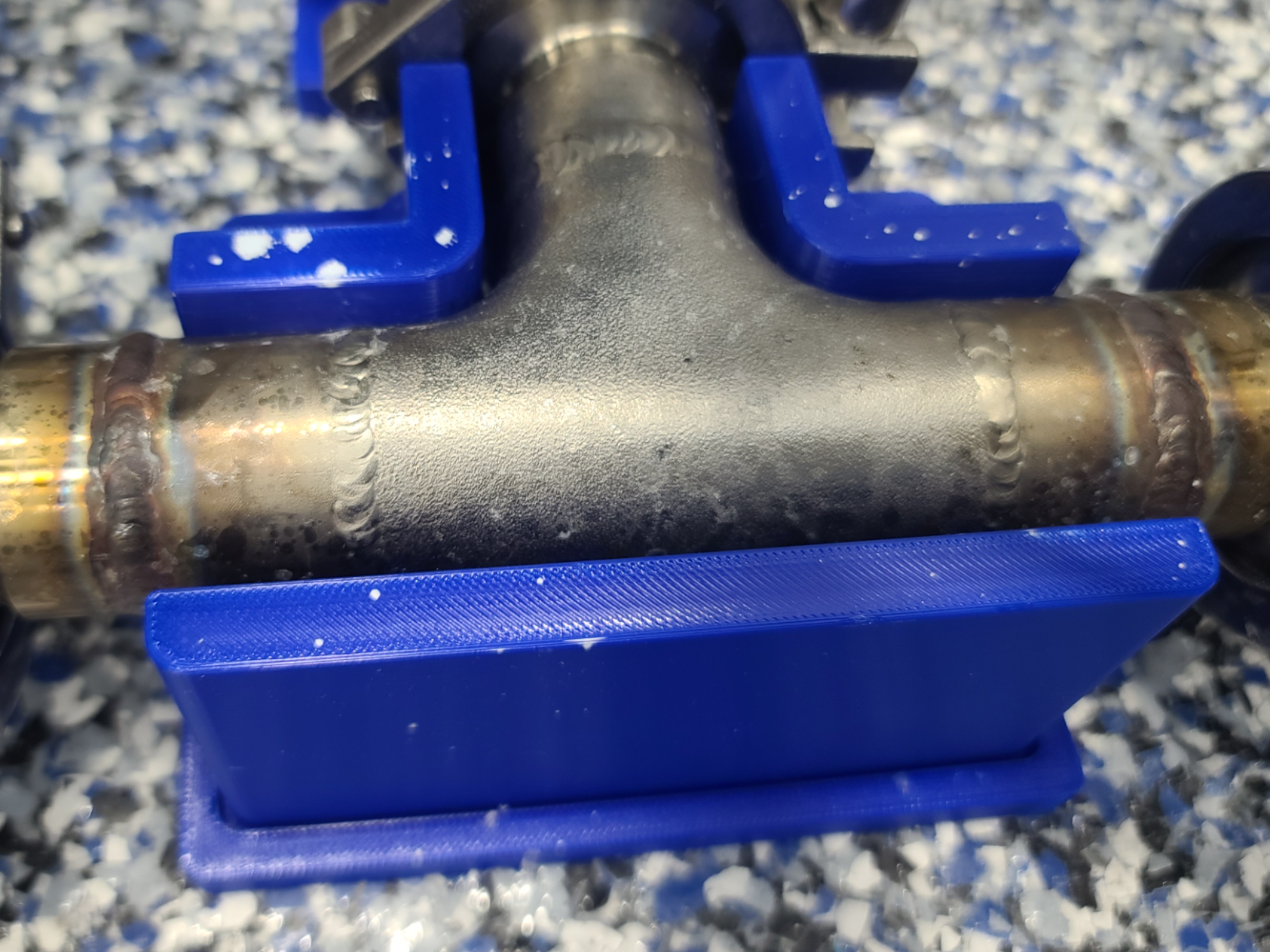 Floor Stand (3 way, 1inch nom pipe) 30mm off floor