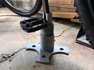 Adjustable Bicycle Pedal Hook Stand