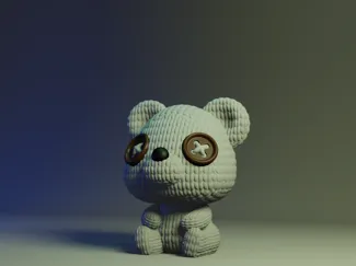 Knitted Bear - No AMS