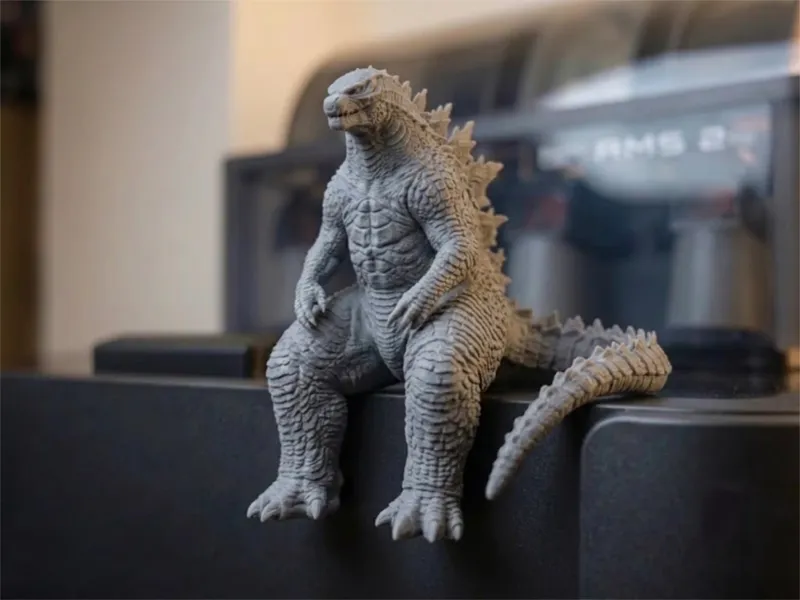 Sitting Godzilla