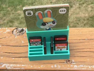Switch 1 Game Card and Amiibo Card Holder