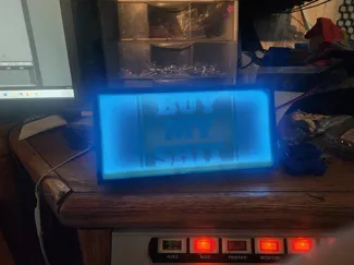 lithopane tow hitch cover