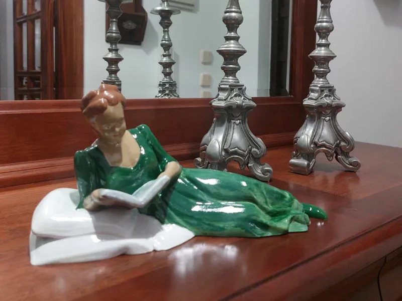 Fiona reading