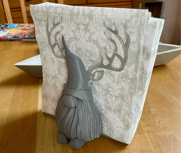 Porte-serviettes gnome