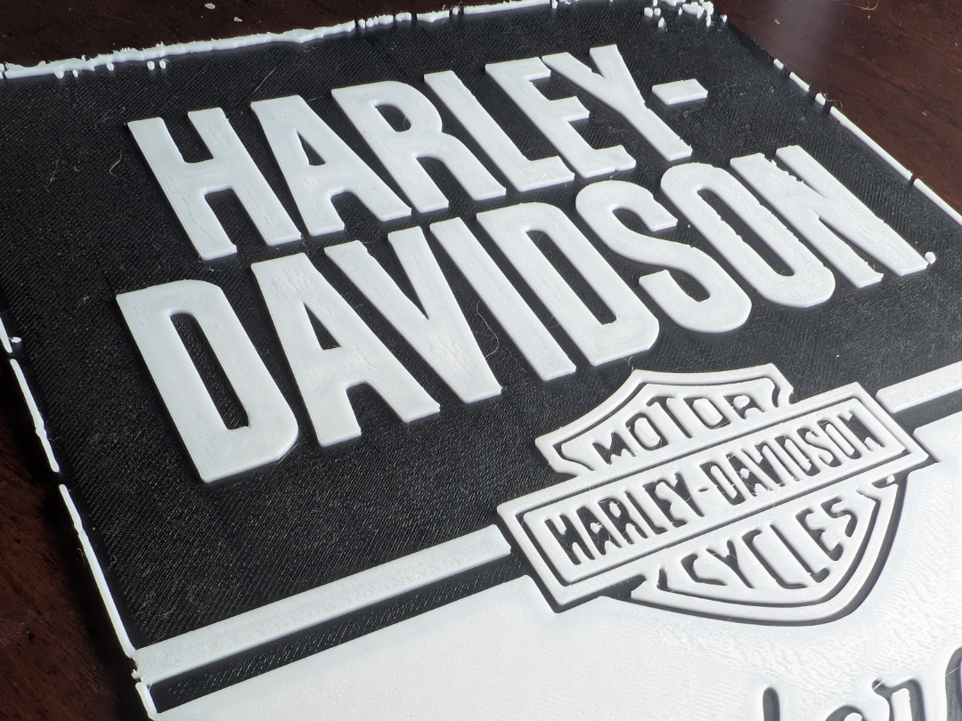 Harley-Davidson Vintage Sign (Monochrome Edition)