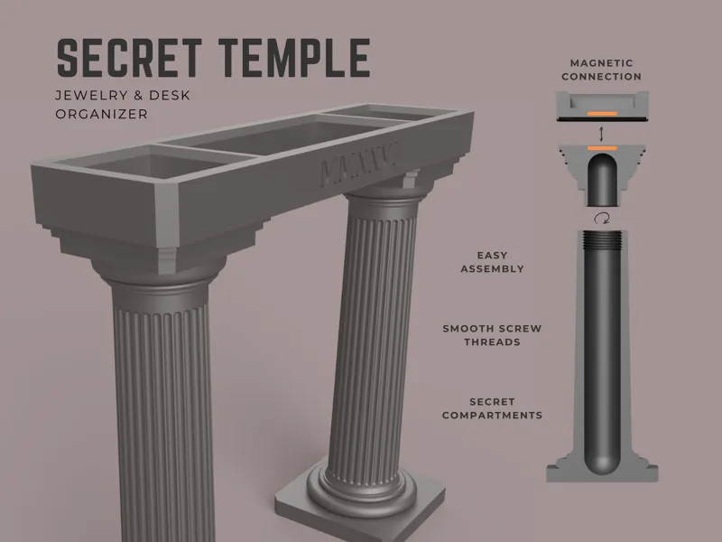 Secret Temple - Jewelry Organizer