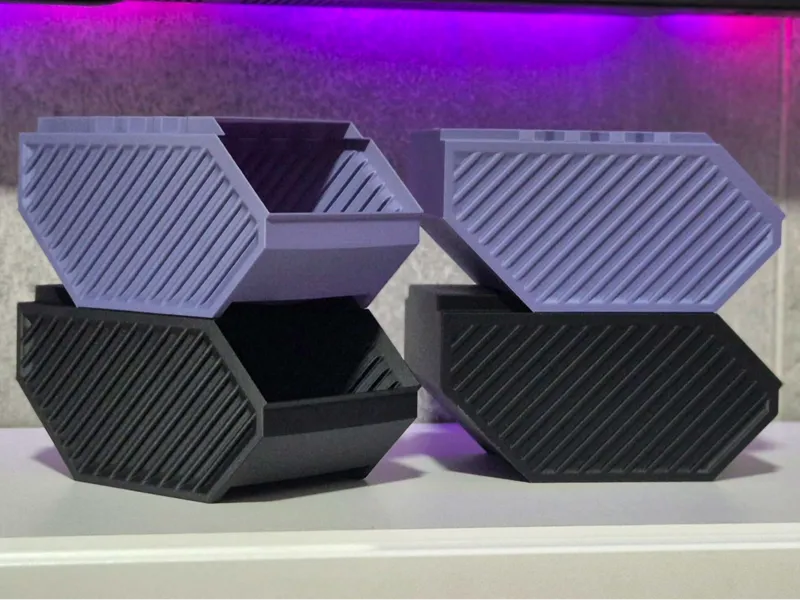 V2 - Stackable Storage Bin - Vase Mode