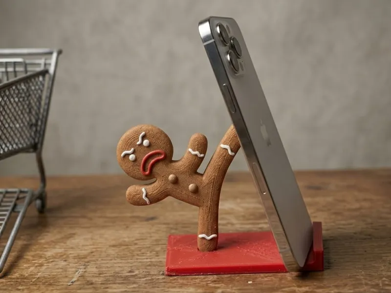 soporte para telefono de jengibre
