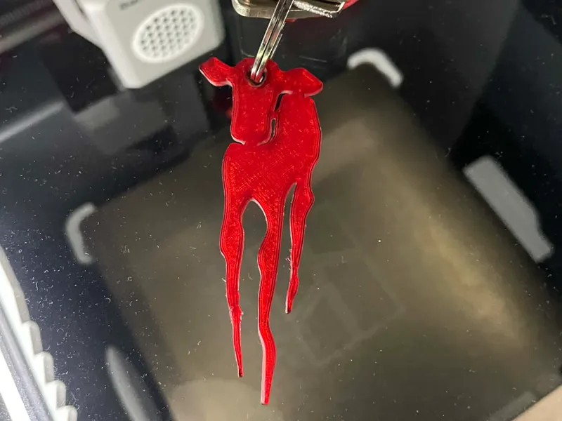 keychain cow 