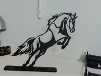 Décoration murale 2D cheval Mustang — photo 2