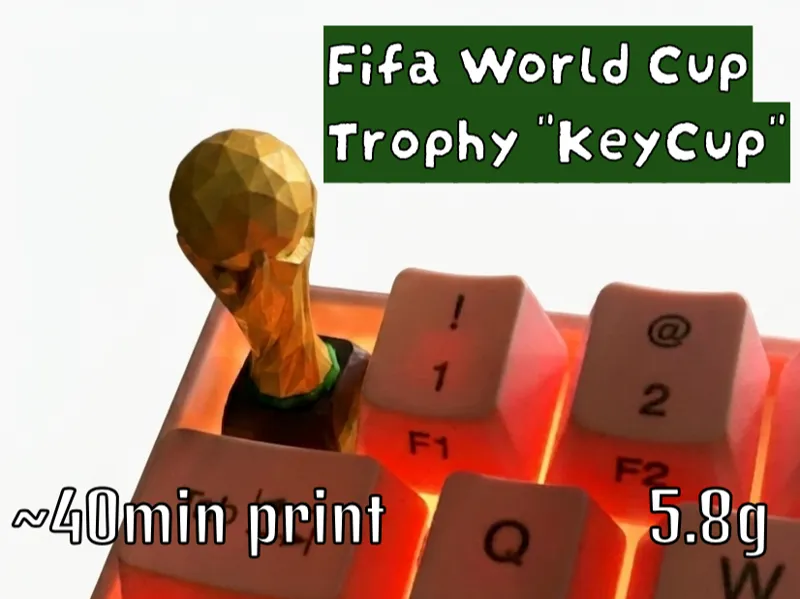 Fifa World Cup Trophy "KeyCup" - Trophy Key Cap
